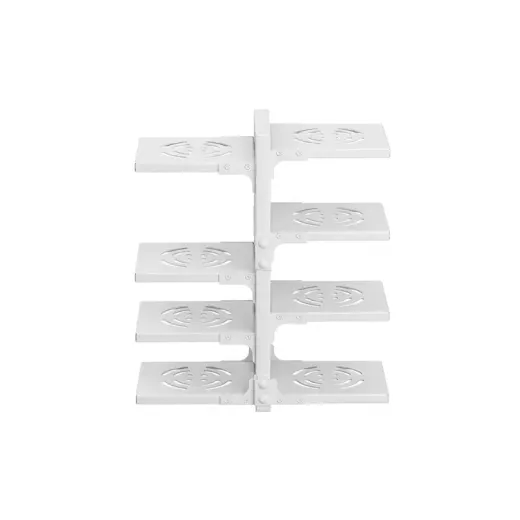 نظم دهنده قابلمه 8 طبقه قابل تنظیم لازا مدل KT-RK-03-08 White