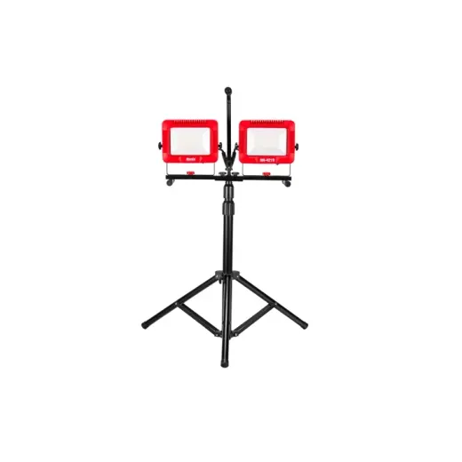 نورافکن LED برقی 50 وات دوبل با سه پایه