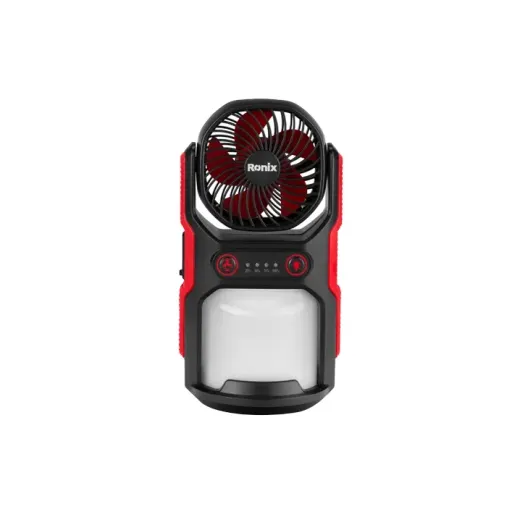 نورافكن و فن دو كاره FanPro رونیکس مدل RH-4210 دارای فن خنککننده