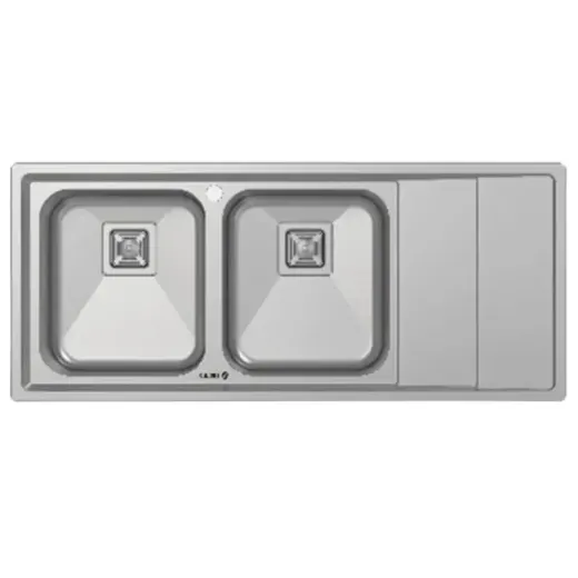 سینک توکار دو لگنه اسنوا مدل SS-45152L/SS-45152R