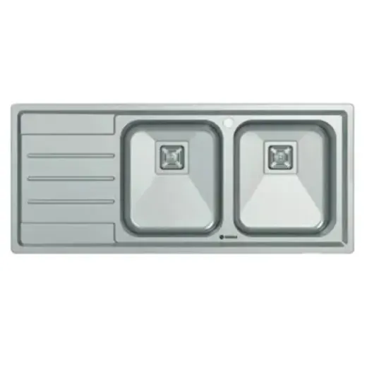سینک توکار دو لگنه اسنوا مدل SS-45154L/SS-45154R