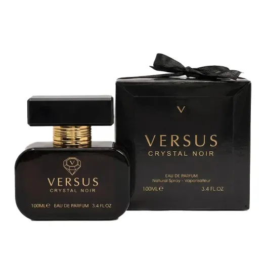 ادو پرفیوم زنانه فراگرنس ورد ورسوس کریستال نویر Fragrance World Versus crystal noir اصل