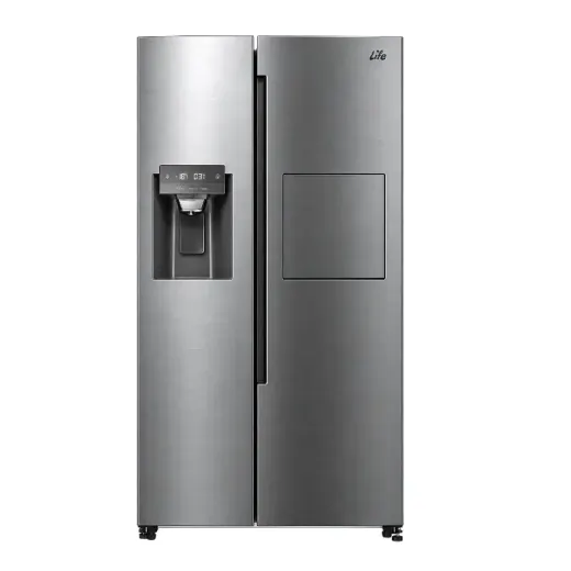 یخچال فریزر ساید بای ساید لایف مدل 3200W/S یخساز دستی