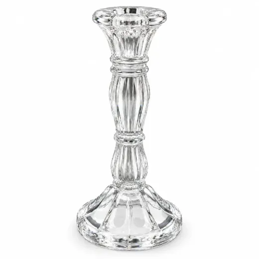 شمعدان کریستال طرح ستونی مدل 7041 - تصویر 1