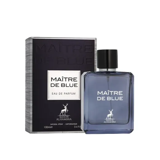 ادو پرفیوم مردانه الحمبرا میتر د بلو Alhambra Maitre De Blue اصل