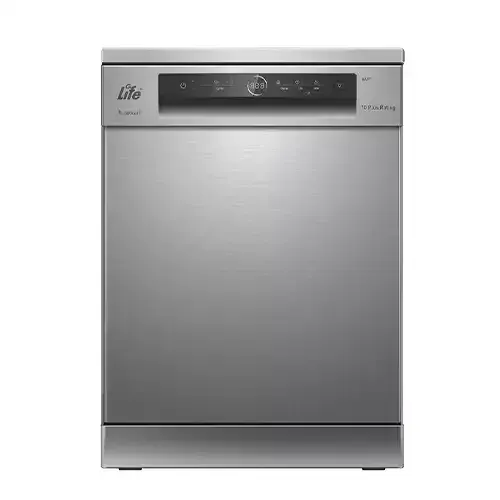ماشین ظرفشویی لایف مدل 15700W/S ظرفیت 15 نفر 3 سبد