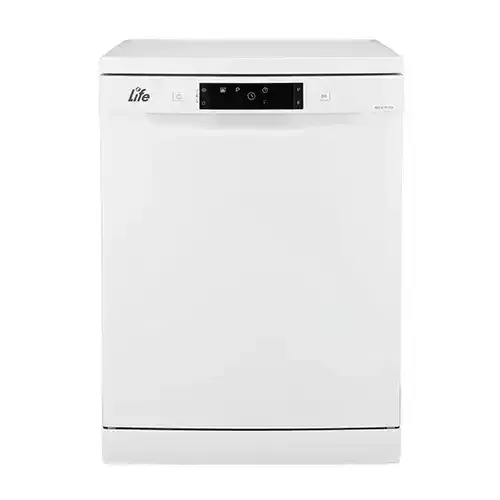 ماشین ظرفشویی لایف مدل 15900W/S ظرفیت 15 نفر 3 سبد