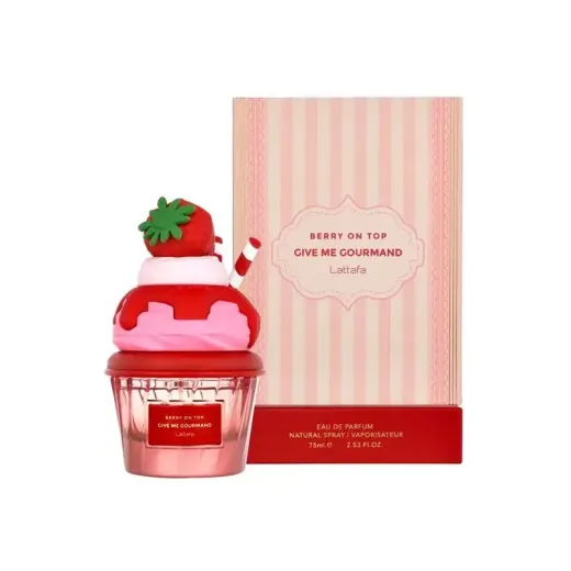 ادو پرفیوم زنانه لطافه بری آن تاپ Lattafa Berry On Top Give Me Gourmand اصل