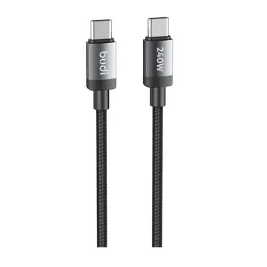 کابل شارژ و دیتا کنفی Type-C به Type-C فست 240 وات بودی مدل DC265TT15B طول 1.5 متر
