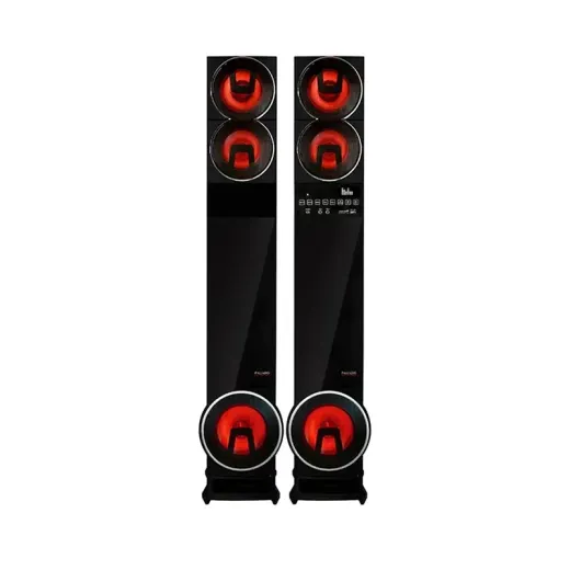 اسپیکر دوقلو میکرولب مدل Palladio 8.3 دارای 2 ساب ووفر 10 اینچ، USB، رقص نور