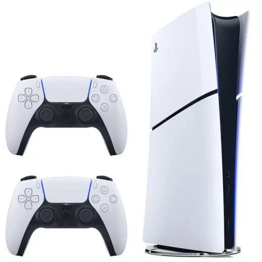 کنسول بازی سونی PlayStation 5 Slim دیجیتال ظرفیت یک ترابایت به همراه دسته اضافه - تصویر 1
