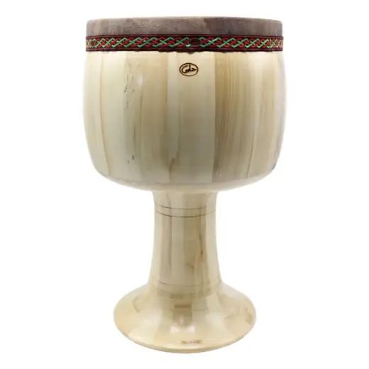 Helmi Tombak, Staved Body, 27cm Head Diameter, Design 4