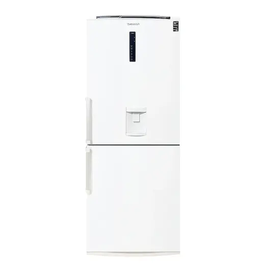 یخچال فریزر کمبی فریزر پایین تکنوسان مدل AKRF-NF328 یخساز دستی آبریز دار