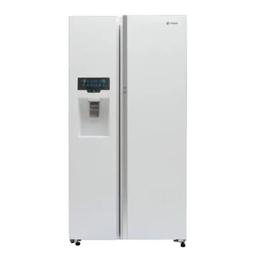 یخچال فریزر ساید بای ساید اسنوا سری فرنیا مدل ARS3DI-M200W/S یخساز اتوماتیک بیرونی آبریز اتوماتیک