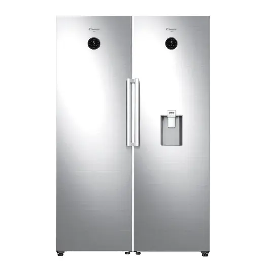 یخچال فریزر دوقلو کندی مدل NCR-F/A6W استیل یخساز اتوماتیک داخلی آبریز دار