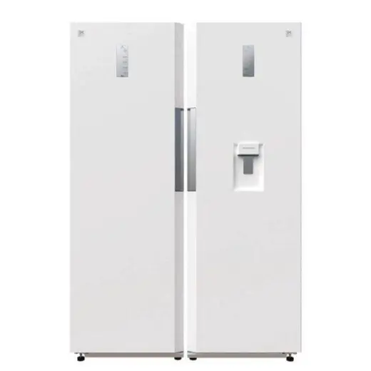 یخچال فریزر دوقلو دوو مدل SR/SF-i22MW سفید متالیک یخساز اتوماتیک داخلی آبریز دار