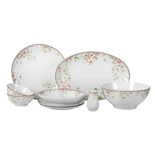 سرویس غذاخوری چینی گلدکیش طرح سوئیتی ست 28 پارچه 6 نفره مدل 646383 - تصویر 1