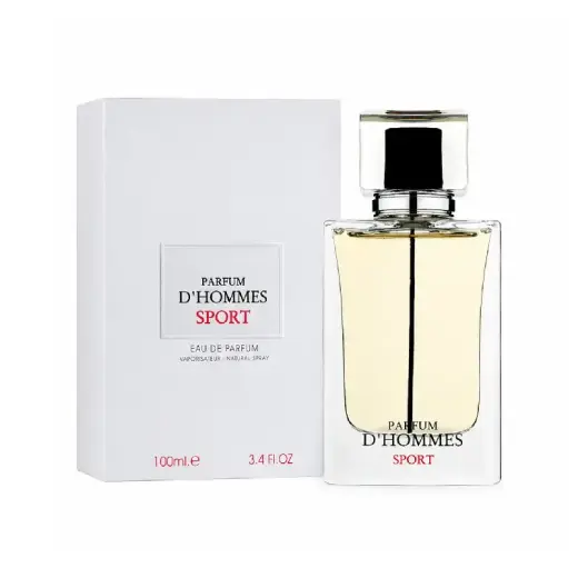 ادو پرفیوم مردانه فراگرنس ورد د هومز اسپرت Fragrance World D’HOMMES SPORT اصل