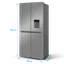 یخچال و فریزر ساید ایکس ویژن مدل TF540-INOX استیل 28 فوت