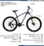 دوچرخه زمردکویر مدل zk200-03(VITON) سایز 27