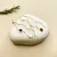 گوشواره طلا طرح پیچ دایره