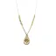 گردنبند ترکیبی دوبل لیزری اشکی طرح لویی ویتون