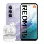 گوشی موبایل شیائومی Redmi 15 4G بنفش - به همراه هندزفری QCY T13