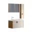 کابینت روشویی چوب و پی وی سی مدل D-8009