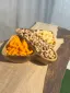 مزه خوری سه خانه چوبی دست ساز کیو وود کد 3013 چوب گردو طبیعی