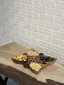 مزه خوری چهار خانه چوب گردو کیو وود کد 3008