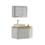 کابینت روشویی چوب و پی وی سی مدل L-012