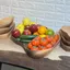 ست میوه خوری چوبی دست ساز کیو وود کد 1002 چوب گردو طبیعی