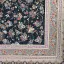فرش 700 شانه آکرلیک تراکم 2550 کمیل مدل ترلان رنگ زمینه سرمه ای