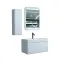فول ست کابینت روشویی ایواریا مدل A-80-2 سفید