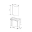 فول ست کابینت روشویی ایواریا مدل A_60_4