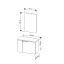 فول ست کابینت روشویی ایواریا مدل A-60-5