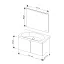 فول ست کابینت روشویی ایواریا مدل A-80-4