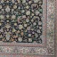 فرش 700 شانه آکرلیک تراکم 2550 کمیل مدل افشان رنگ زمینه سرمه ای