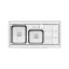سینک ظرفشویی روکار میکس پلاس مدل 9031-S45