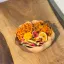 مزه خوری سه خانه چوبی دست ساز کیو وود کد 3017 چوب گردو طبیعی