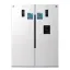یخچال فریزر دوقلو تاکنوگلد مدل 602R-600F سفید یخساز اتوماتیک داخلی آبریز دار