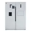 یخچال فریزر دوقلو تاکنوگلد مدل 803R-802F سفید یخساز اتوماتیک بیرونی آبریز اتوماتیک هوم بار