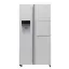 یخچال فریزر ساید بای ساید اسنوا سری آدینا مدل S2Di-S110-W/S یخساز اتوماتیک بیرونی آبریز اتوماتیک هوم بار
