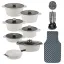 سرویس قابلمه 25 پارچه ام جی اس طرح جرمنی E Light Gray