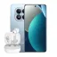 گوشی موبایل شیائومی Redmi Note 15 pro 4G ظرفیت 512 گیگابایت و رم 12 گیگابایت دوسیم کارت - به همراه هندزفری QCY T13x