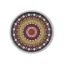 فرش ماشینی گرد هانوکس طرح طاووس کد IFC.2829.00