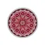 فرش ماشینی گرد هانوکس طرح سرخ کد IFC.2830.02