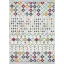 فرش ماشینی مراکشی هانوکس طرح اسمر چند رنگ کد MHX.009.1