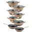 سرویس قابلمه 16 پارچه ام جی اس فورج کد FR07 copper