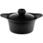 سرویس قابلمه 19 پارچه گرانیت سیلیکونی ام جی اس طرح کره ای C Black